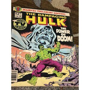 Marvel Treasury Edition #20 Rampaging Hulk, Dr Doom 1979 comic